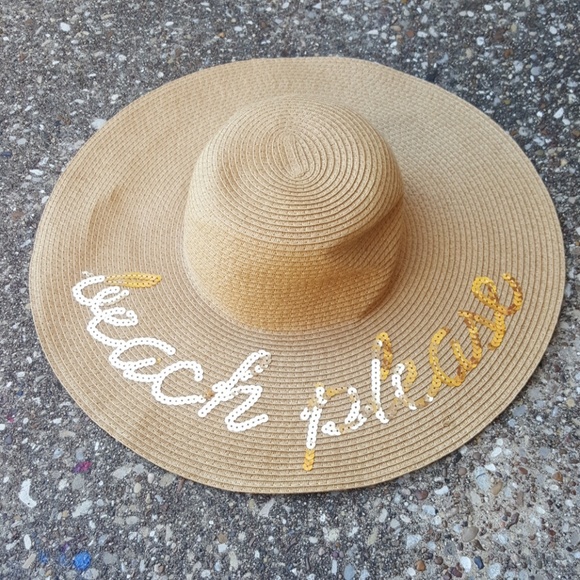 beach please floppy hat